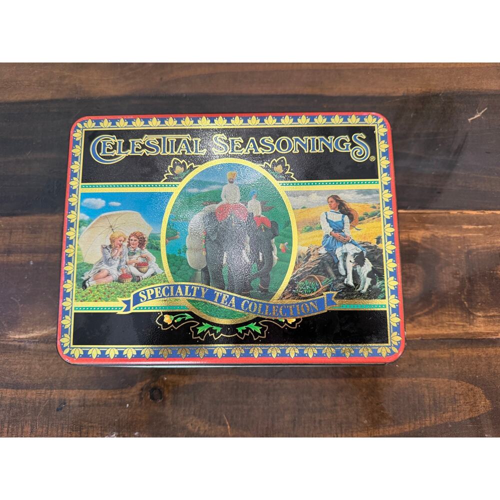 Celestial Seasonings Vintage Tea Tin - Specialty Tea Collection, 1991-1992